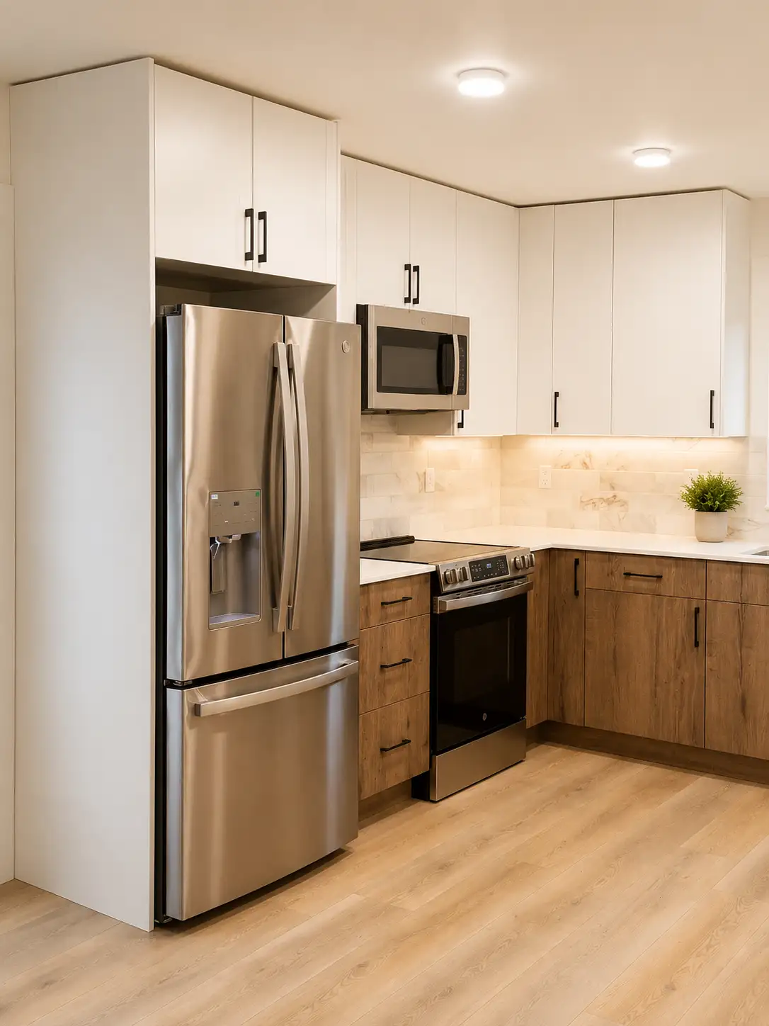 Dark wood kitchen project